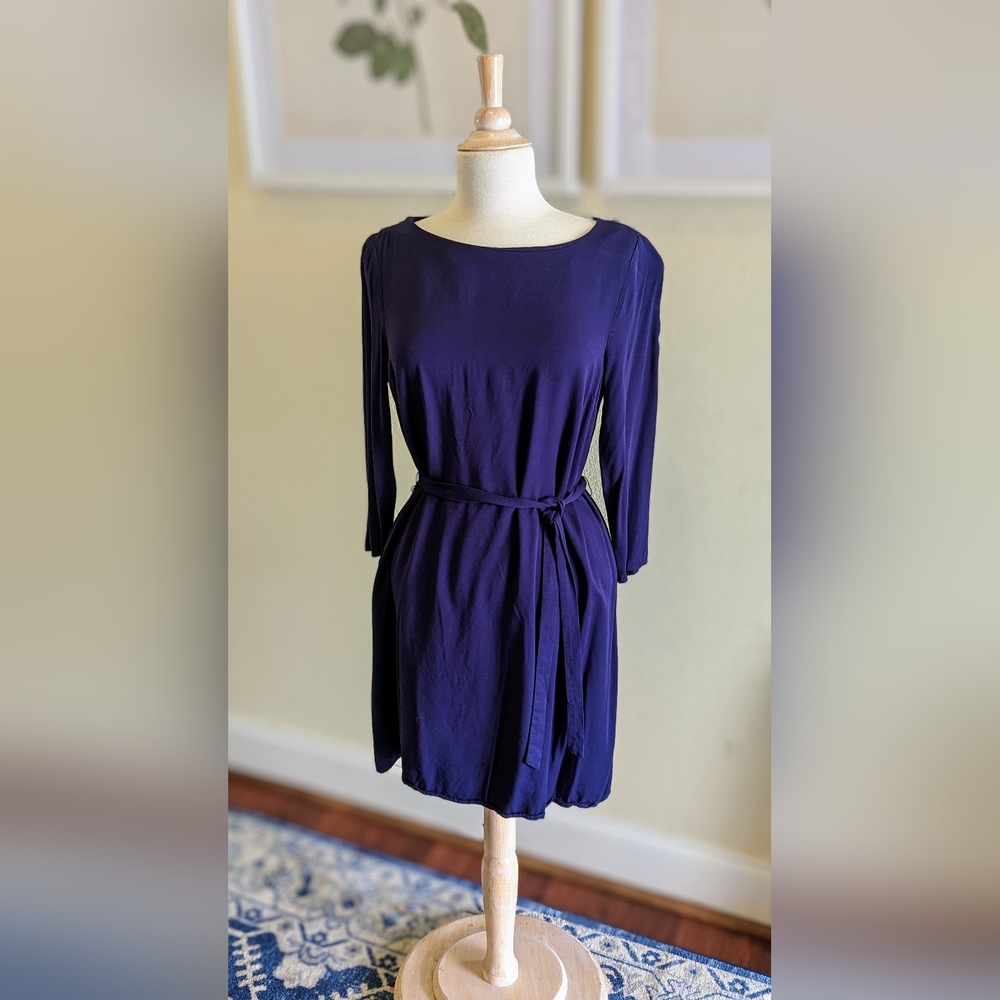 Blue Shift Dress